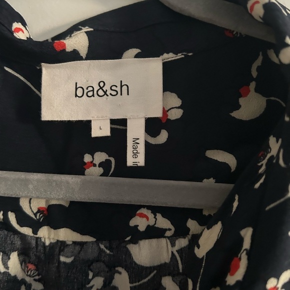 BA&SH Soka Gathered Floral Mini Dress - Picture 2 of 10